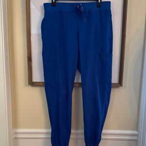 Med Couture Royal Blue Jogger Scrub Pants